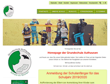 Tablet Screenshot of grundschule-authausen.de